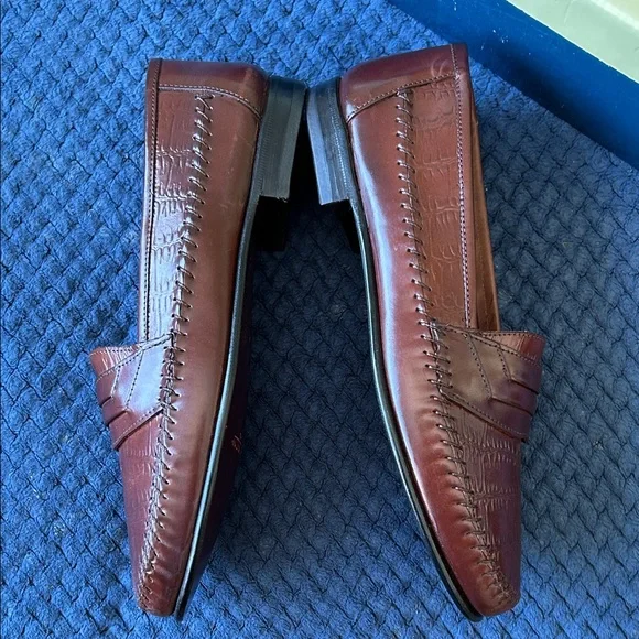 Giorgio Brutini Men's brown loafers - Picture 7 of 8